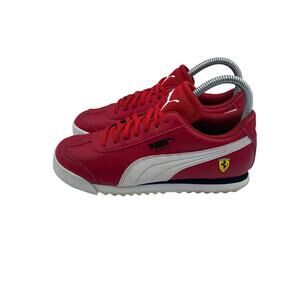 Puma x Ferrari Scuderia Roma Shoes Red Casual Youth Kids 4